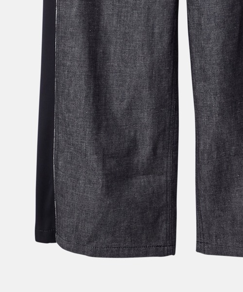 LE CIEL BLEU（ルシェルブルー）の「ローデニムサイドパネルパンツ / Raw Denim Side Panel Pants（その他パンツ・レディース・ネイビー・36/38/34）」の6枚目の写真