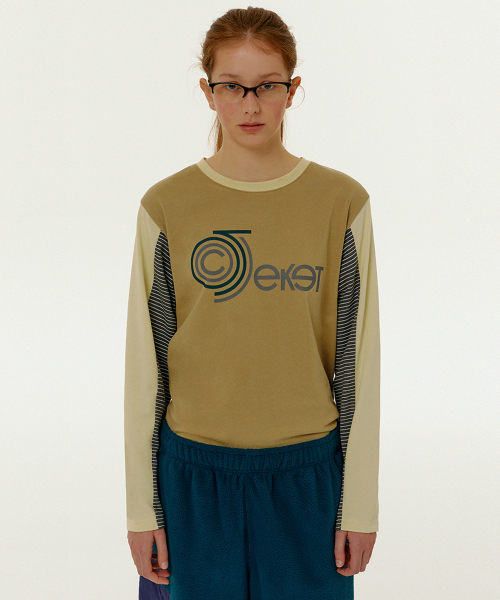 TEKET(テケット)の「CT Curve Colorblock L/S Tee Yellow(Tシャツ/カットソー・メンズ・その他・SMALL/MEDIUM/LARGE)」の1枚目の写真