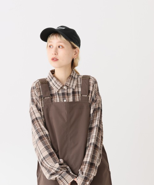 HEART MARKET(ハートマーケット)の「リップストップサロペット(サロペット/オーバーオール・レディース・ブラウン/カーキ/チャコール・FREE)」の7枚目の写真