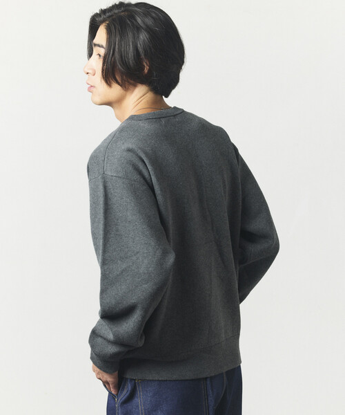 FREAK'S STORE(フリークスストア)の「ウォッシャブル スウェットライク ヘンリーネックニット/静電気ケア(ニット/セーター・メンズ・オフホワイト/チャコールグレー/ブラック/ブラウン/ブルーグリーン/その他15/オレンジ・LARGE/MEDIUM)」の8枚目の写真