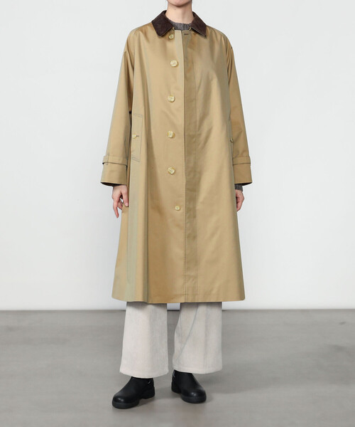 GYMPHLEX(ジムフレックス)の「Gymphlex | ベルテッドバルマカーンコート WOMEN(ステンカラーコート・レディース・ベージュ・12)」の15枚目の写真