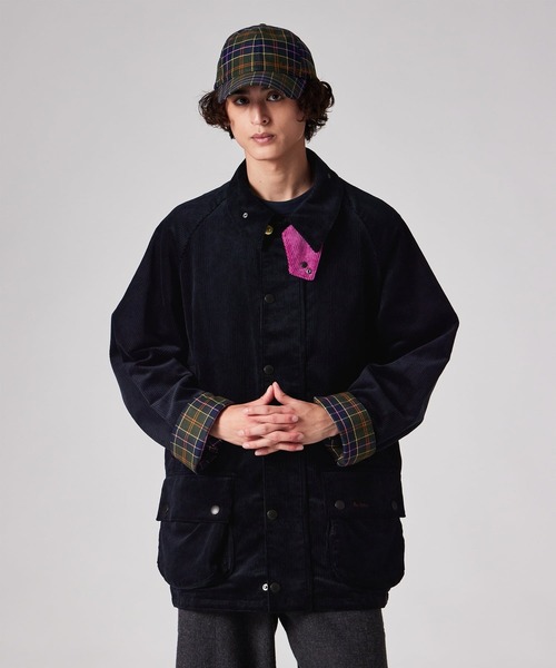 Barbour(バブアー)の「"Paul Smith loves Barbour" Beaufort コーディロイジャケット / 263703 MCA1160(その他アウター・メンズ・ネイビー・LARGE/MEDIUM/SMALL)」の1枚目の写真