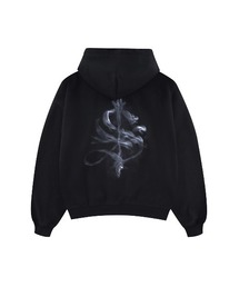ジップフーディ|Smoke Cross Zip hoodie|SUPPLIER