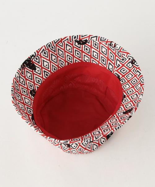 coen(コーエン)の「【NOMA textile designコラボ】アフリカンプリントバケットハット(ハット・メンズ・レッド/マスタード・フリー)」の7枚目の写真