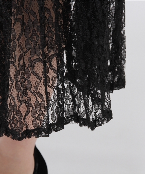 Denime(ドゥニーム)の「【WEB限定】2WAYレーススカート(スカート・レディース・ブラック/オフホワイト・FREE)」の13枚目の写真