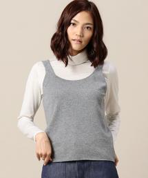 オーラリー　リブニットタンク オーラリー リブニットタンク AURALEE(オーラリー)】GIZA HIGH