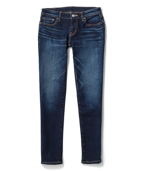 Denime（ドゥニーム）の「【MadeInJapan】ハイウェストスキニーデニム（デニムパンツ・レディース・ダークインディゴブルー・X-SMALL/SMALL/MEDIUM）」の3枚目の写真