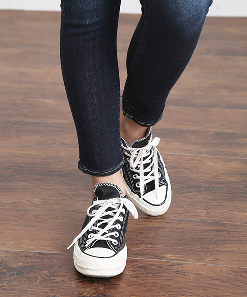 Denime（ドゥニーム）の「【MadeInJapan】ハイウェストスキニーデニム（デニムパンツ・レディース・ダークインディゴブルー・X-SMALL/SMALL/MEDIUM）」の2枚目の写真