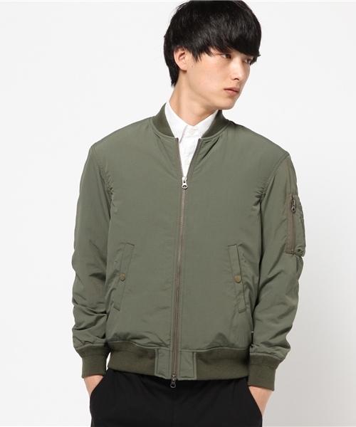 FREDY&GLOSTER（フレディアンドグロスター）の「【FINEBOYS掲載】ナイロンタッサー MA-1（MA-1・メンズ・カーキ/ブラック・L/M/S）」の7枚目の写真