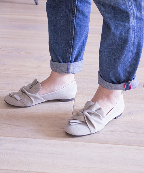 Vanitybeauty バニティービューティー の バニティービューティー ビッグターバンリボンフラットシューズ パンプス Wear