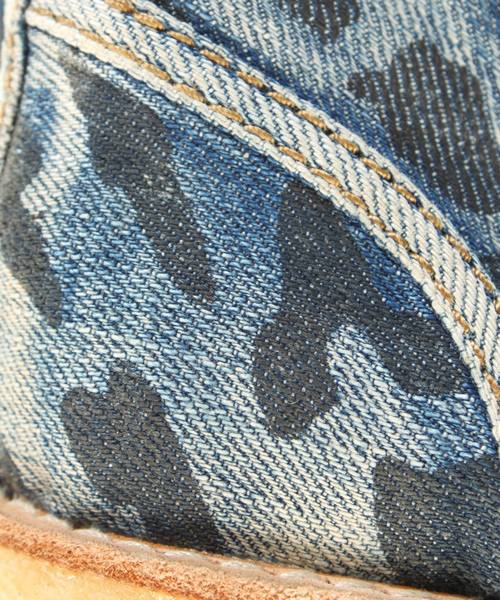 HYSTERIC GLAMOUR(ヒステリックグラマー)の「SKULL DALMATIAN総柄DENIM WEDGEスニーカー(スニーカー・レディース・ブルー系その他/ブラック・23.5cm/24.5cm)」の8枚目の写真