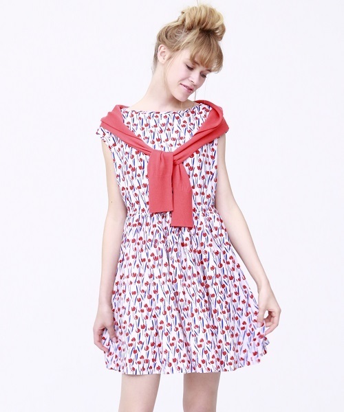 最新コレックション トゥービーバイ アニエスベー B花柄ワンピース Agnes By Be To ロングワンピース News Elegantsite Gr