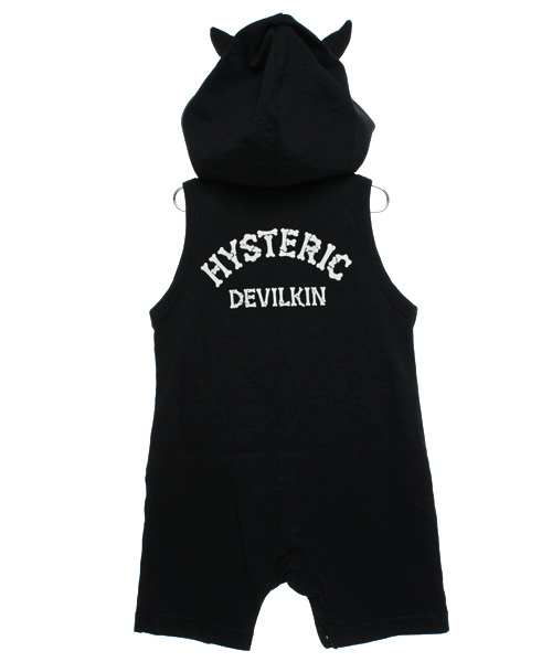 HYSTERIC MINI（ヒステリックミニ）の「BABY DEVILKIN BABY'S つの付きカバーオール（ロンパース・キッズ・ブラック/パープル/レッド・FREE）」の11枚目の写真