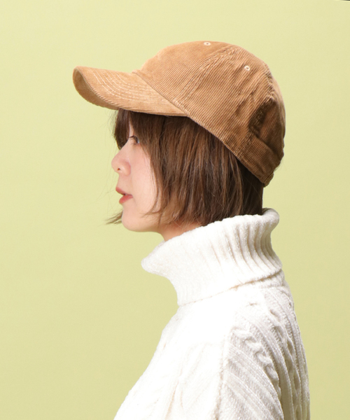newhattan（ニューハッタン）の「【newhattan】ニューハッタン コーデュロイキャップ（キャップ・レディース・ブラウン/グリーン/キャメル/ネイビー/ブラック/ベージュ・ONE SIZE）」の7枚目の写真