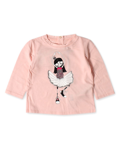 Marc Jacobs マークジェイコブス の Kids バレリーナプリントロンｔ Little Marc Jacobs Tシャツ カットソー Wear
