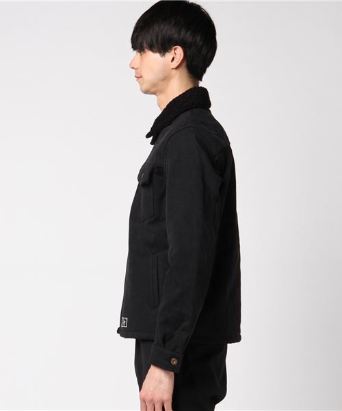 CALEE（キャリー）の「Canvas boa jacket（その他アウター）」 - WEAR