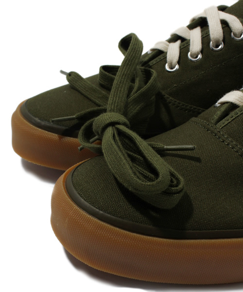 BEAUTY&YOUTH UNITED ARROWS(ビューティーアンドユースユナイテッドアローズ)の「BY キャンバス 4アイレット スニーカー 12fw◆(スニーカー・メンズ・ワインレッド/オリーブ/ネイビー・0(25cm)/1(26cm)/2(27cm)/3(28cm))」の11枚目の写真