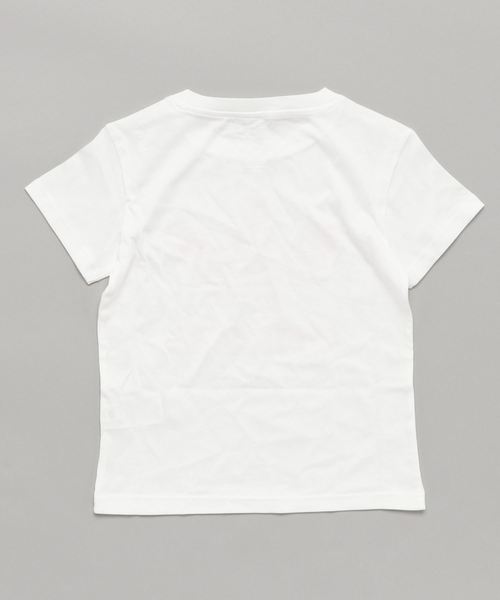 adidas（アディダス）の「トレフォイル Ｔシャツ [J TRFOIL TEE] オリジナルス（Tシャツ/カットソー・キッズ・ブラック×ホワイト/ホワイト×ブラック/ホワイト×ピンク/ミント/レッド系その他・140/150/160/170/130）」の6枚目の写真