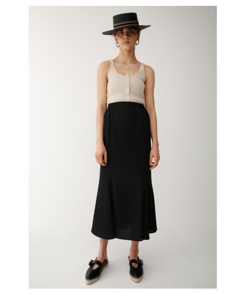 MOUSSY（マウジー）の「MERMAID LONG SKIRT（スカート・レディース・ブラック系その他/カーキ/レッド系その他/ブラック・1/2）」の2枚目の写真