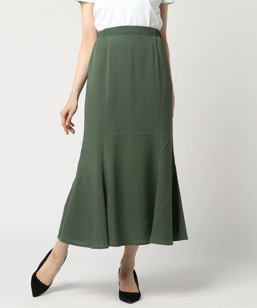 MOUSSY（マウジー）の「MERMAID LONG SKIRT（スカート・レディース・ブラック系その他/カーキ/レッド系その他/ブラック・1/2）」の9枚目の写真