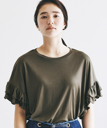 ａｖｅｃｍｏｉ　袖フリルＴシャツ