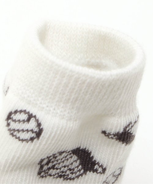 apres les cours(アプレレクール)の「ベースボールソックス(ソックス/靴下・キッズ・オフホワイト/サックスブルー・9/12)」の6枚目の写真