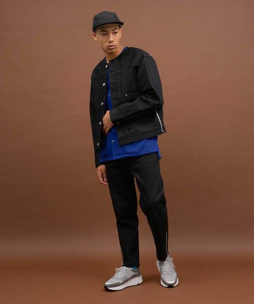 UNITED TOKYO / サイドジップ デニムパンツ ブラック ユナイテッド 