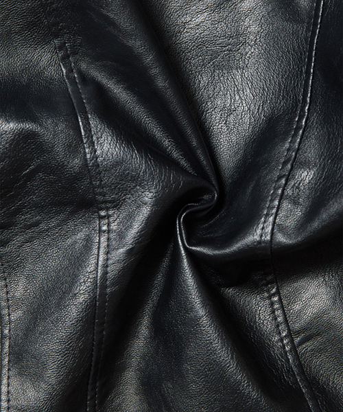 fifth（フィフス）の「フェイクレザーライダース（ライダースジャケット・レディース・ブラック・MEDIUM/LARGE）」の7枚目の写真