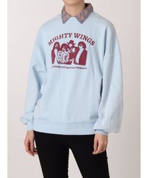 レイヤードロックプルオーバー