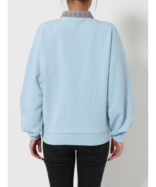 jouetie（ジュエティ）の「レイヤードロックプルオーバー（Tシャツ/カットソー・レディース・ライトブルー/ブラック/レッド/オフホワイト・MEDIUM）」の11枚目の写真