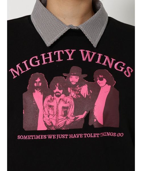 jouetie（ジュエティ）の「レイヤードロックプルオーバー（Tシャツ/カットソー・レディース・ライトブルー/ブラック/レッド/オフホワイト・MEDIUM）」の15枚目の写真