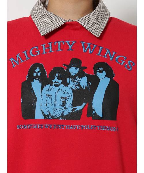 jouetie（ジュエティ）の「レイヤードロックプルオーバー（Tシャツ/カットソー・レディース・ライトブルー/ブラック/レッド/オフホワイト・MEDIUM）」の10枚目の写真