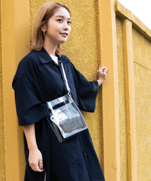ADAM PATEK(アダムパテック)の「ADAMPATEK / アダムパテック 【 CONEY 】CLEAR mini pouch shoulder(ショルダーバッグ・レディース・ホワイト/ブラック・ONESIZE)」の3枚目の写真