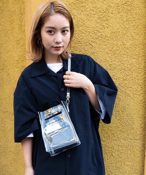 ADAM PATEK(アダムパテック)の「ADAMPATEK / アダムパテック 【 CONEY 】CLEAR mini pouch shoulder(ショルダーバッグ・レディース・ホワイト/ブラック・ONESIZE)」の5枚目の写真