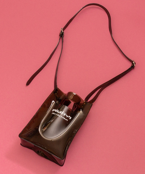 ADAM PATEK(アダムパテック)の「ADAMPATEK / アダムパテック 【 CONEY 】CLEAR mini pouch shoulder(ショルダーバッグ・レディース・ホワイト/ブラック・ONESIZE)」の12枚目の写真