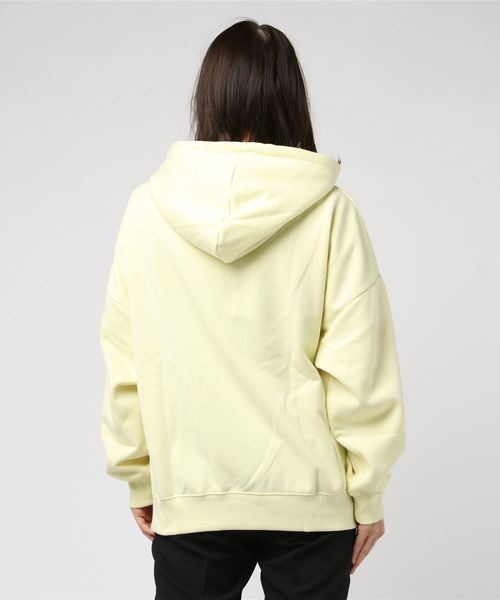 WEGO（ウィゴー）の「WEGO/デイリーカラールーズパーカー（パーカー・レディース・オフホワイト/ピンク/ライム/パープル/杢グレー/ライトイエロー/ベージュ・FREE）」の8枚目の写真