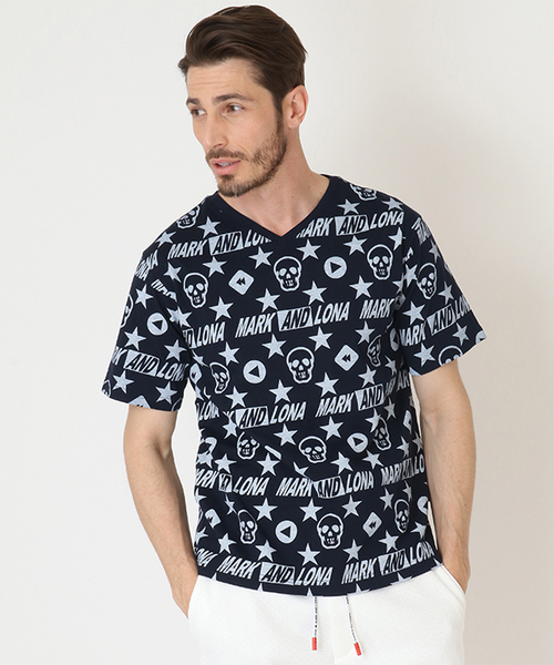 MARK & LONA(マークアンドロナ)の「Rewind Tee | MEN(Tシャツ/カットソー・メンズ・ホワイト/ネイビー/レッド・48/46/50)」の2枚目の写真
