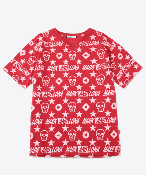 MARK & LONA(マークアンドロナ)の「Rewind Tee | MEN(Tシャツ/カットソー・メンズ・ホワイト/ネイビー/レッド・48/46/50)」の3枚目の写真