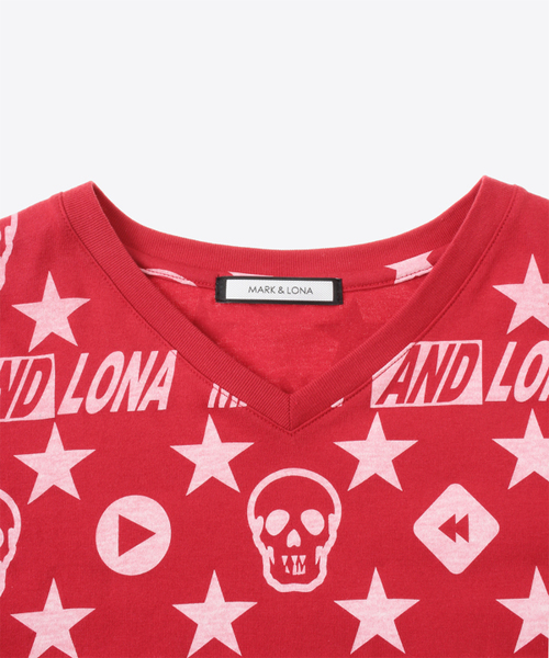 MARK & LONA(マークアンドロナ)の「Rewind Tee | MEN(Tシャツ/カットソー・メンズ・ホワイト/ネイビー/レッド・48/46/50)」の8枚目の写真