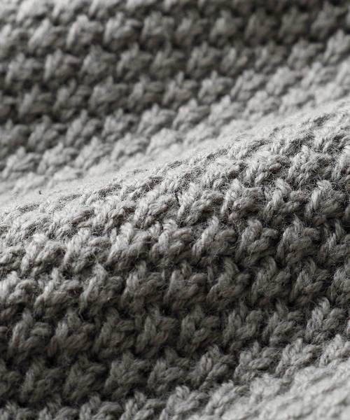 NILWAY(ニルウェイ)の「BIG鹿の子綿ニットベスト(ベスト・メンズ・グレー/ベージュ/ネイビー/ブラック/カーキ・LARGE/X-LARGE/MEDIUM)」の15枚目の写真