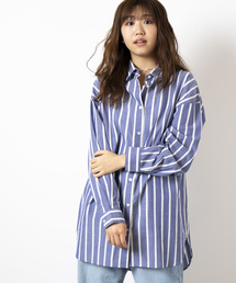 WEGO | WEGO/ストライプBIGシャツ(シャツ/ブラウス)