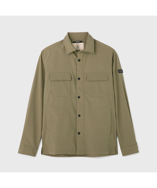 AIGLE(エーグル)の「WRギンガムジャケット(テーラードジャケット・メンズ・ダークネイビー/モスグリーン・LARGE/MEDIUM/X-LARGE/SMALL)」の4枚目の写真