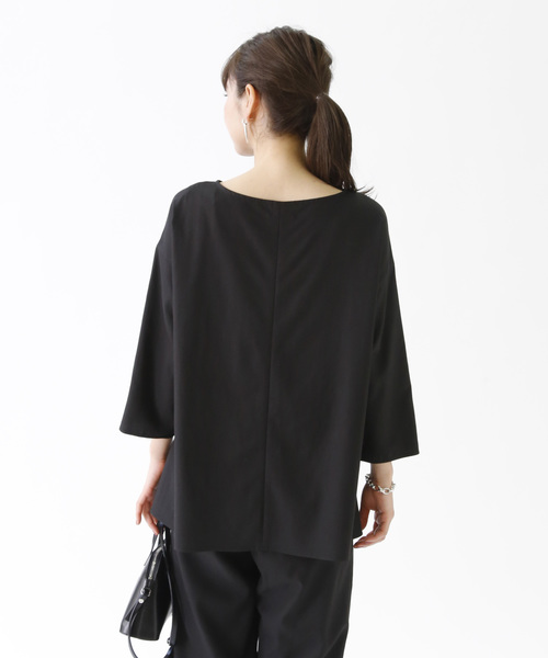 1er Arrondissement（プルミエアロンディスモン）の「ツイルバイオブラウス（シャツ/ブラウス・レディース・ベージュ/ブラック・36/38）」の7枚目の写真