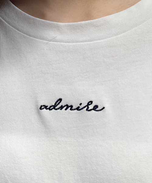 apres jour（アプレジュール）の「袖レースロゴ刺繍Tシャツ【ZOZOTOWN限定アイテム】（Tシャツ/カットソー・レディース・ブラック/オフホワイト/ブルー/オレンジ系その他・フリー）」の12枚目の写真