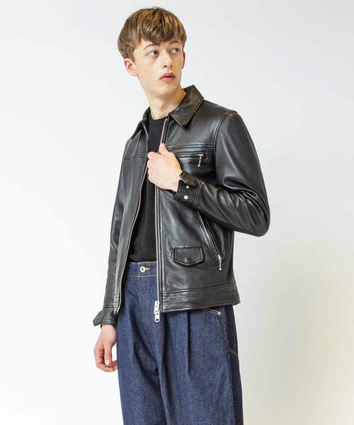 JOHNBULL JOHNBULL ジョンブル ホースハイド ライダース M ジョンブル