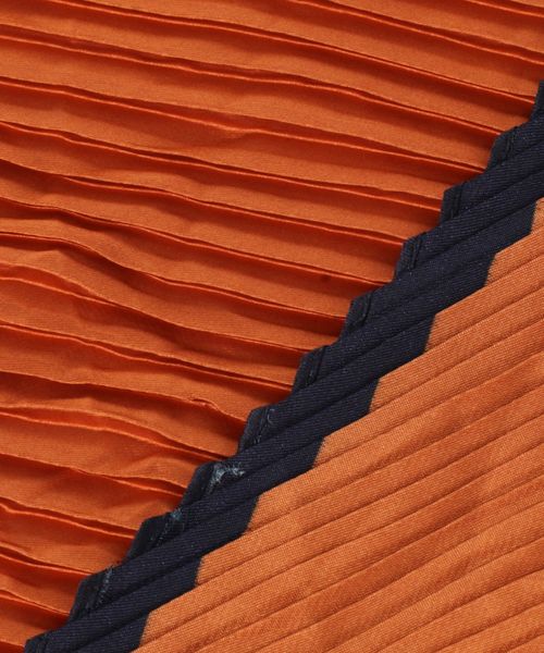 GLOBAL WORK（グローバルワーク）の「プリーツスカーフ/847980（ストール/ショール・レディース・ベージュ/ネイビー/オフホワイト/オレンジ/ブラウン/グリーン・FREE）」の11枚目の写真