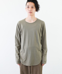 KAZUYUKI KUMAGAI ATTACHMENT | 80/2度詰天竺 クルーネックL/S(Tシャツ/カットソー)