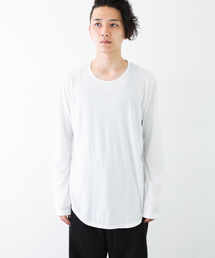 KAZUYUKI KUMAGAI ATTACHMENT | 80/2度詰天竺 クルーネックL/S(Tシャツ/カットソー)