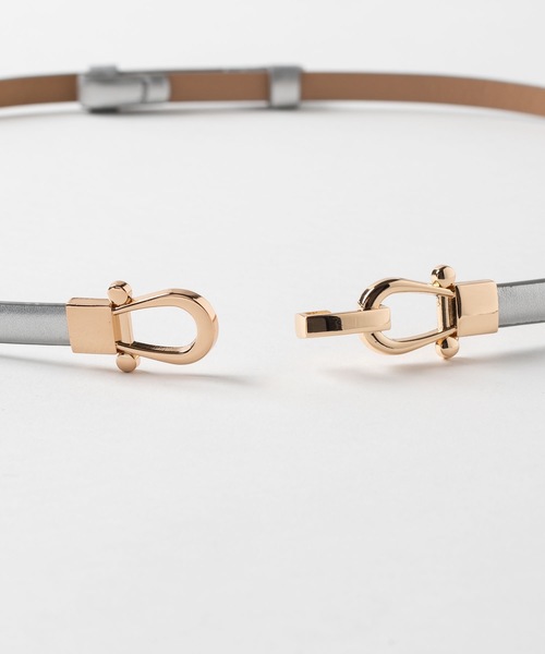 WEGO（ウィゴー）の「WEGO/ビット付ベルト（ベルト・レディース・ブラック/ベージュ/ブラウン/シルバー/ワイン・FREE）」の8枚目の写真