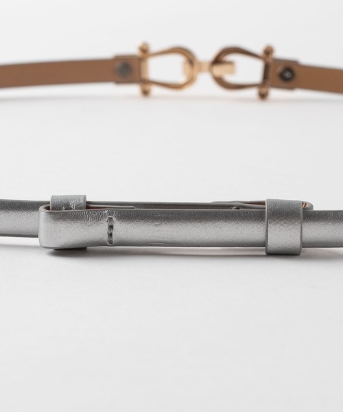 WEGO（ウィゴー）の「WEGO/ビット付ベルト（ベルト・レディース・ブラック/ベージュ/ブラウン/シルバー/ワイン・FREE）」の9枚目の写真